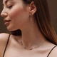 Срібні сережки 3201988 Діамант - зображення 4