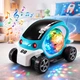 Игрушечная машинка с LED-подсветкой и эффектом вращения - изображение 1