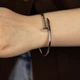 Срібний браслет Цвях 3501692 Діамант - изображение 3