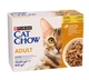 Влажный корм для кошек Purina Cat Chow Adult с курицей и цуккини в желе (МУЛЬТИПАК) - 10х85 г - изображение 1