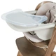 Стульчик для кормления CARRELLO Focus деревянный с шезлонгом Croissant Beige CRL-16801 - изображение 7