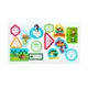 Великий ігровий килимок для дітей Melissa & Doug Мапа світу з 3 дерев'яними транспортами 100×92 см MD5194 - зображення 3