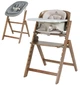 Стільчик для годування CARRELLO Focus дерев'яний з шезлонгом Whisper Grey CRL-16801 - зображення 1