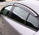 Вітровики на вікна з хромом (4 шт, Niken) для Renault Fluence 2009-2016 рр - зображення 4