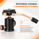 Штатив профессиональный QZSD Q160S с шаровой головкой 126 см Black (3_08648) - изображение 4