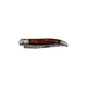 Нож складной 21.5 см Laguiole HERIT FOLD KNIFE рисунок Дамаск, рукоять коричневая дерево пакка, подарочная коробка (40271026) - изображение 2