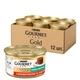 Вологий корм котів Purina Gourmet Gold Ніжні биточки з яловичиною та томатами 12х85 г - зображення 1