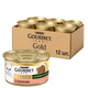 Влажный корм для кошек Purina Gourmet Gold Сочное наслаждение с лососем 12х85 г - изображение 1