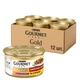 Влажный корм для кошек Purina Gourmet Gold с лососем и курицей кусочки в подливе (12х85г) - изображение 1