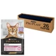 Вологий корм для котів Purina Pro Plan Delicate Nutrisavour Шматочки з індичкою 26х85г - зображення 1
