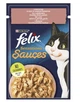 Вологий корм для котів Purina Felix Sensations Sauces з лососем та креветками в соусі (26х85г) - зображення 2