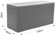 Скриня пластикова для зберігання Keter Emily Box 280L 249722 графіт - зображення 7