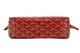 Премиальная сумка через плечо Goyard красного цвета. - изображение 6