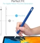 Силиконовый чехол для стилуса Apple Pencil 2 и Apple Pencil Pro Dark Blue - изображение 6