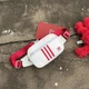 Бананка ADIDAS адидас поясная сумка 533 белая - изображение 2
