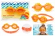 Захисні окуляри для плавання Kids Goggles Shell - Bullseye's Playground™, помаранчеві у формі сонечка, вік 3+ - изображение 2