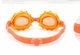 Захисні окуляри для плавання Kids Goggles Shell - Bullseye's Playground™, помаранчеві у формі сонечка, вік 3+ - изображение 4