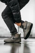 Кроссовки зимние мужские Ni Lunar 1 Duckboot 17 Green мех / Най Лунар Дакбут зеленые с мехом 44 - изображение 3