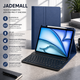 Чехол JADEMALL для iPad Pro 11 дюймов с клавиатурой (M4) 2024 - Беспроводной съемный чехол-клавиатура QWERTZ - изображение 1