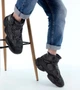 Кросівки зимові чоловічі Adi Yeezy Boost 500 black з хутром / Аді Ізі буст 500 чорні на хутрі 43 - зображення 6