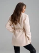 Жіночі пальта ISSA PLUS SA-765 L/XL бежевий - изображение 3