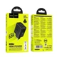 Зарядне HOCO GaN N75 2xType-C 1xUSB PD65W чорне - изображение 9