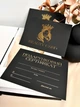 Подарочные сертификаты Beauty Card черные с объемным золотом Soft Touch (минимальный заказ 5 шт) - изображение 2