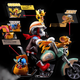 Фігурка 52TOYS «Том і Джеррі» ретро на мотоциклі, подарункова - зображення 5