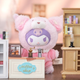 Игрушка Sanrio Kuromi плюшевая с персиком, 14см, подарочная - изображение 6