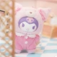 Игрушка Sanrio Kuromi плюшевая с персиком, 14см, подарочная - изображение 7