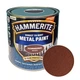 Краска по металлу 3-в-1 Hammerite молотковая Hammered 5 литров Цвет Коричневый - зображення 1