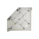 Lidz Душовий піддон DOZORCA SC90x90.LOW, низький, п'ятикутний, акриловий + ніжки, діаметр зливу 50 мм - зображення 4