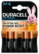 Батарейки Duracell Optimum LR06/AA, алкалінові, 4 шт - изображение 3