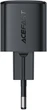 Мережевий зарядний пристрій ACEFAST A117 PD20W mini GaN USB-C fast charger Black - изображение 5