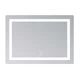 Дзеркало Lidz Kubis (KU2) 1000х800 з LED-підсвічуванням Touch, з антизапотіванням, з димером, рег. яскравості LD78LF6141008048450 - зображення 4