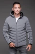 Чоловіча утеплена куртка сірий 3XL арт.2550 - зображення 1