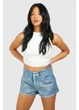 Шорты джинсовые boohoo 40 Голубой GZZ84124 - изображение 1