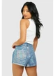 Шорты джинсовые boohoo 40 Голубой GZZ84124 - изображение 2