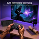 Контроллер ECHTPower Switch 2 беспроводной, RGB-подсветка, турбо, макро, вибрация, Bluetooth, совместимый с Switch, ПК, iOS, Andro - изображение 3