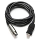 Кабель для микрофона Sawetek UX3 USB папа XLR мама 3 м - изображение 3