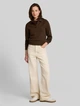 Джемпер жіночий Tom Tailor 1052693 2XL Коричневий - зображення 3