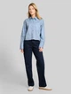 Рубашка женская Tom Tailor 1051835 S Синяя - изображение 3