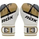 Боксерські рукавиці RDX PU 12 унцій Золоті - зображення 2