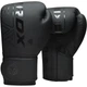 Боксерські рукавиці RDX PU 8 oz Чорні з капою в комплекті - зображення 1