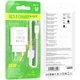 МЗП Borofone BA72A Spring QC3.0 (1USB-A) + кабель USB to Type-C White - зображення 4