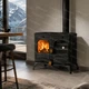 Чугунная печь кухня на дровах Flame Stove Palm Kuzineli Horizontal 15 кВт - изображение 5