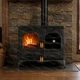 Чугунная печь кухня на дровах Flame Stove Palm Kuzineli Horizontal 15 кВт - изображение 6