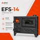 Печь на дровах EFORISI EFS-14 с варочной поверхностью и духовкой 8.6 кВт - изображение 7