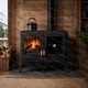 Чугунная печь кухня на дровах Flame Stove Troy Landscape Kuzineli 12 кВт - изображение 3