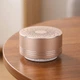 Портативная блютуз мини колонка беспроводная аккумуляторная HOCO BS5 Swirl Tarnish с динамиком 40 мм Миниатюрная Bluetooth-колонка со слотом для карт Micro-SD и AUX 70x70x45 мм Золотой - изображение 3